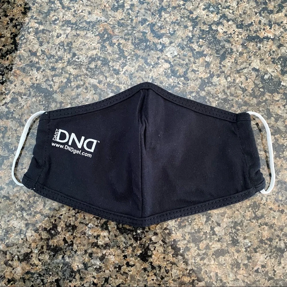 10 Pcs Daisy DND Reusable Cloth Adult Face Masks Black